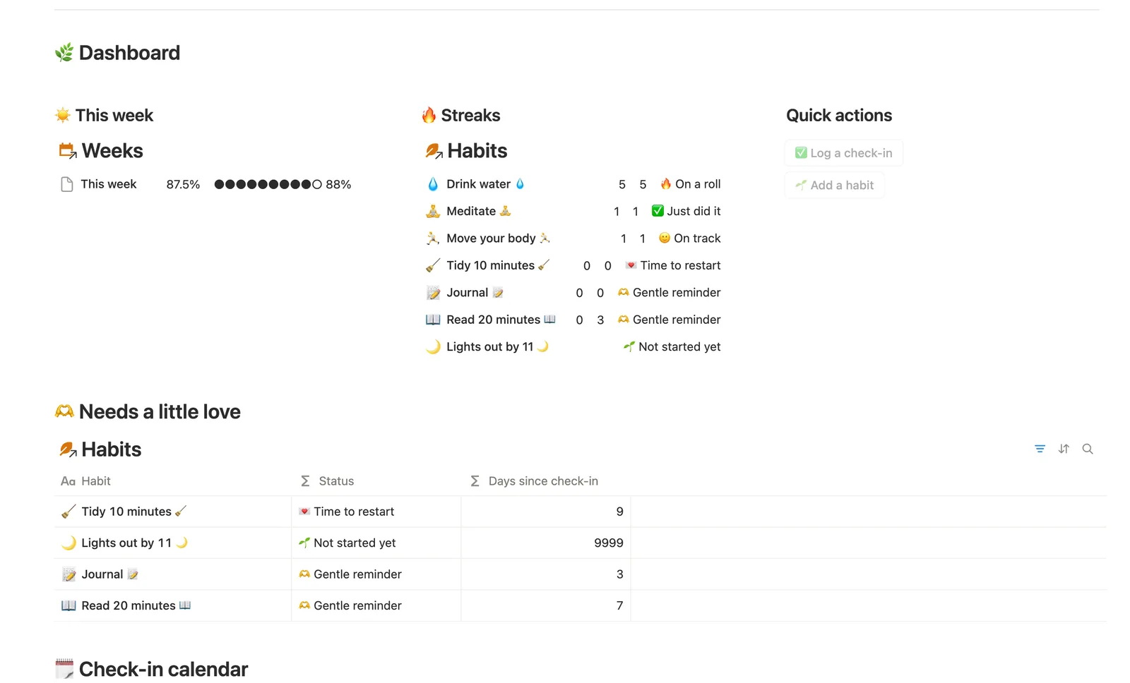 Habit Tracker preview